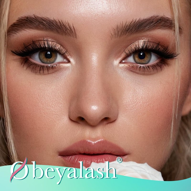 Obeyalash Fox Eye Cluster Lashes Extensions, 144 Pieces, Individual Eyelashes,