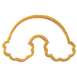 Rainbow With Clouds Plast-Clusive Cookie Cutter 4" PC0165