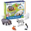 Learning Resources Jumbo Multi Color Zoo Animal Toy Set for Kids Educational Animal Figures