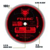 FOXBC 10-Inch Saw Blade 100-Tooth TCG for Aluminum and Non-Ferrous