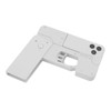 Soft Ball Shooting Toy Foldable Phone Shaped Long Range Ball