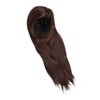 Brown Wig Fashionable Heat Resistant Soft Long Straight Layered Synthetic
