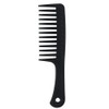 NuAngela Wide Tooth Comb, Large Handle Detangler Smooth Hair Combs