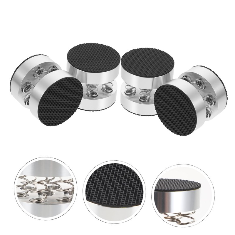 jojofuny 4pcs Shockproof Speaker Spring Pads Dampening Feet for HiFi