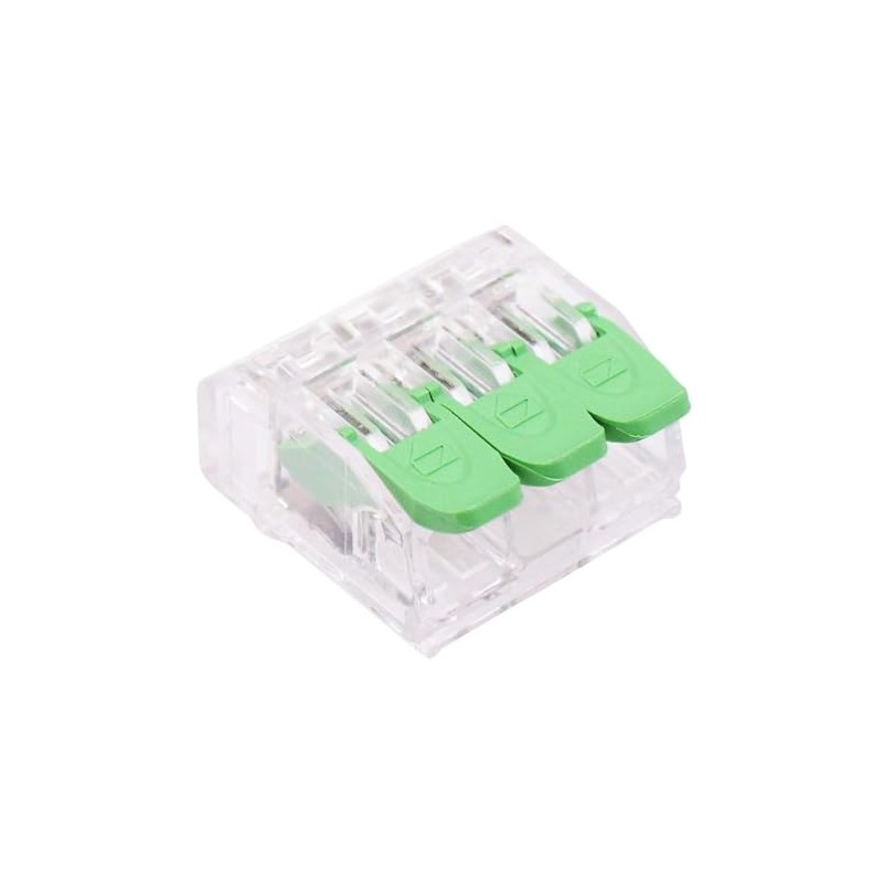 Spring Lever Clamp Terminal Block Connector 32A 450V Reusable Quick