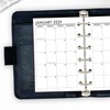 Pocket Month on 2 Pages Calendar, 3.2" x 4.7", Sunday