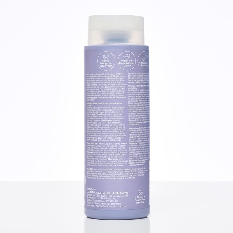 Paul Mitchell Platinum Blonde Shampoo, 10.14 Ounce