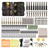217pcs/box Carp Fishing Tackle Box Anti Tangle Sleeve Line Aligner