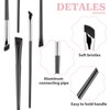 5 Pcs Eyeliner Brushes Set, Upgraded Ultra-Thin Sickle & Slanted