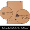 Urby Left Handed Notebooks College Ruled, 160 Pages 1 Subject,