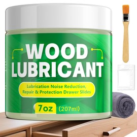 HONKID Wood Lubricant, 7OZ Drawer Wax Wood Lubricant Multi-Purpose Wax for Drawers, Doors, & Windows, Reduce Noise, Restore Antique Furniture, Door Hinge Lubricant