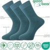 Green Bear Unisex Bamboo Teal Colour Socks 6-8 - Cushioned