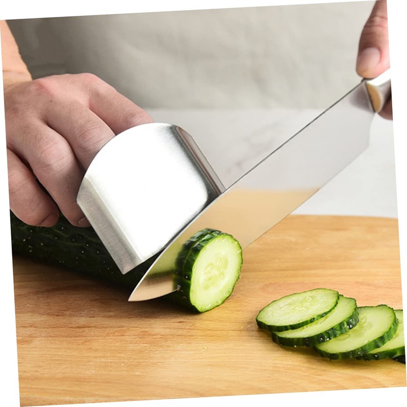 GRIRIW Cutting Food Safety 8pcs Finger Protectors Vegetable Cutter Kitchen