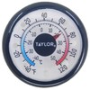 Upper Bound Outside Mirror Thermometer Gauge Deg F and C