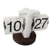 Flip Desk Clock Retro Single Sided Battery Powered Retro Vintage