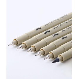 Mr. Pen- Drawing Pens for Artists, 6 Sizes, Black Multiliner, Artist pens, Micro Pens for Drawing