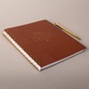 Fringe Studio "STANDARD COGNAC" NON-DATED WEEKLY PLANNER, 7" X 8.375",