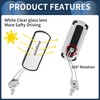 INFINAUTO Motorcycle Rear View Mirrors Bar End Side Mirrors Mount