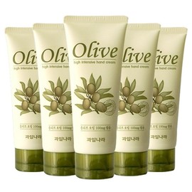 Kwalilnara Olive Intensive Hand Cream, 100ml, 5 pcs / 과일나라 올리브 인텐시브 핸드크림, 100ml, 5개
