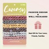 12-Pack Braided Hair Ties for Thick Hair, Classic Mix