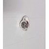 Sterling Silver Plated Alloy Owl with Crescent Moon Women's Ring