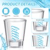 Lounsweer 2 Pcs Sorority Big Little Shot Glasses with Thick
