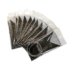 VOANZO 11pcs Circular Knitting Needles Home DIY Weaving Pin 80cm Arts Sweater Practical Gloves Crochet Professional Sewing Stainless Steel Ring