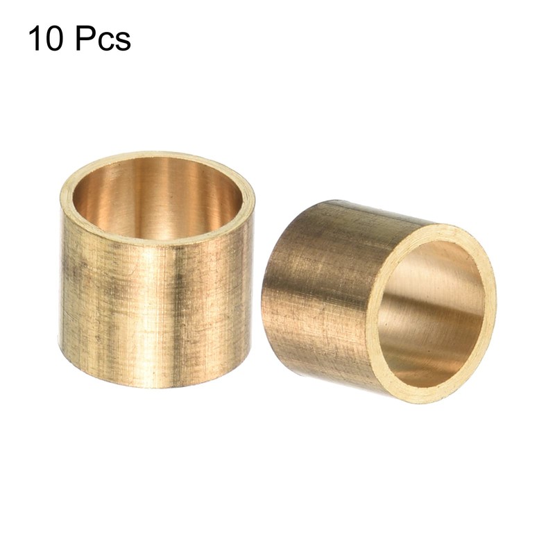 PATIKIL 9mm Dia Brass Pool Cue Ferrules, 10 Pack Billiard