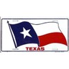 Texas Waving Flag License Plate
