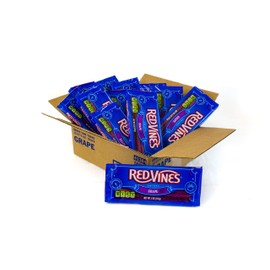 Red Vines Licorice, Grape Flavor Twists, Soft & Chewy Candy, 5oz Trays (12 pack)