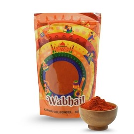 Wabhai! Kashmiri Chili Powder | Vibrant | Aromatic | Mild Heat | All Natural | Finest Spices (14oz (400g), 14, Ounce)