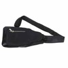 Small Chest Bag Black Color Oxford Fabric Sling Backpack with
