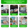 KLIPPSI® 3er Set Wiederverwendbare Silikonbeutel Gefrierbeutel Aufbewahrungsbeutel reißfest, hitze-kältebeständig, auslaufsicher,
