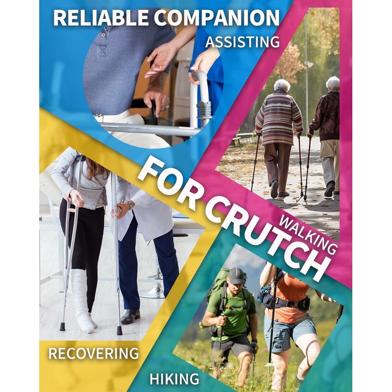 IMFENY Cane Tips Heavy Duty, Ultra Durable Crutch Accessories Replacement