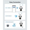 STONVUE 9MP Three Lens Wireless Outdoor Security Camera, 360° Pan/Tilt,