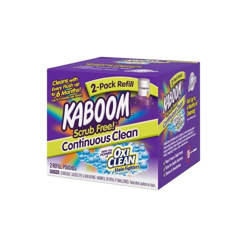 Kaboom Scrub Free Toilet Cleaner Refill, 2-Count