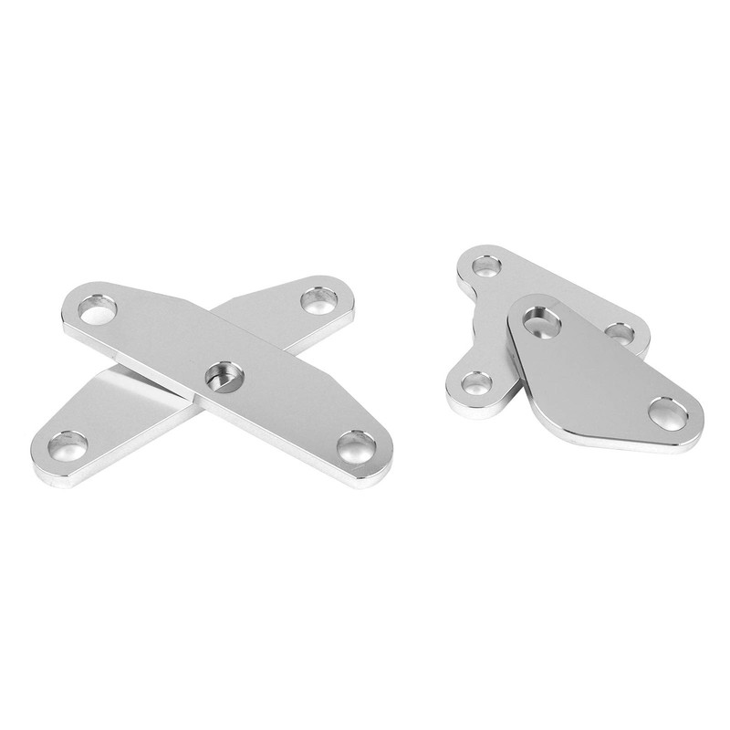 Block Off Plates Kit Aluminum Alloy Exhaust Intake Off Plate