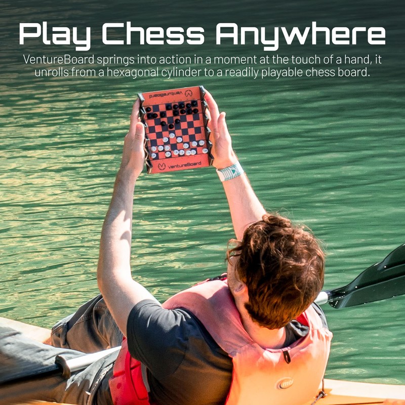 VENTUREBOARD 6 Inches Magnetic Unique Chess Set Board Game -