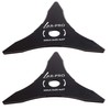 (2-Set) 10" x 3 Teeth Carbon Steel Brush Cutter Blades