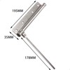 Door Closer Bar Door Closer Stainless Steel Adjustable Force Surface-Mounted