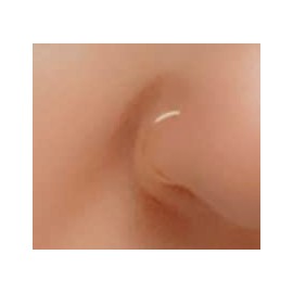 Gold 8mm stainless steel nose ring