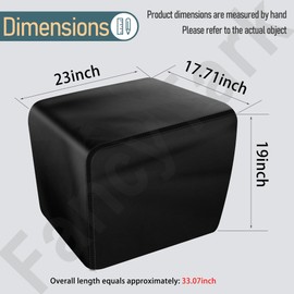 Generator Cover for Wes-tinghouse igen 4500 Inverter, Thicken 600D Polyester with Elastic Drawstring, Black