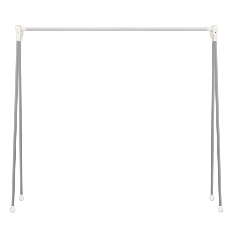 Foldable Telescopic Drying Rack, Adjustable Stainless Steel Clothes Hanger, Portable