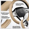 Funda Cubre Volante Filo Cromo Gama Alta Forma Redondo 38cm