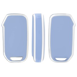 OFFCURVE Car Key Case - Key Fob Cover & Protector - 3 Buttons - Compatible with Kia Ceed, Sportage, GT, Sorento, Stinger, R, K5, Cerato, Niro, Soul, Forte, Optima, Seltos, Telluride, Rio