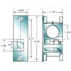 LL01: Bottom Rail Lock, 1 7/8" Height W/Round Bolt 5/8"