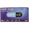 MICROFLEX 93-252 - Guante Desechable de Nitrilo Negro, Sin Polvo,
