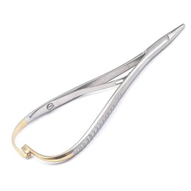 Mathieu Pliers 5" Needle Holder, Separator Placer, Lace Back Tightener With Tungsten Carbide Tips By Precise Canada