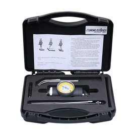 Accusize Industrial Tools 0-0.15 inch by .0005'' Graduations, Co-Ax Indicator, Coaxial Centering, Yellow Dialing Face, Jd21-0003