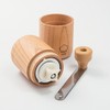 川崎合成樹脂 MILLU 手挽きコーヒーミル ウッド 欅(KEYAKI) MI-008